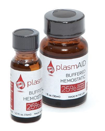 Hemostatic Agent 25% Aluminum Chloride Plasmaid 15Ml Bottle