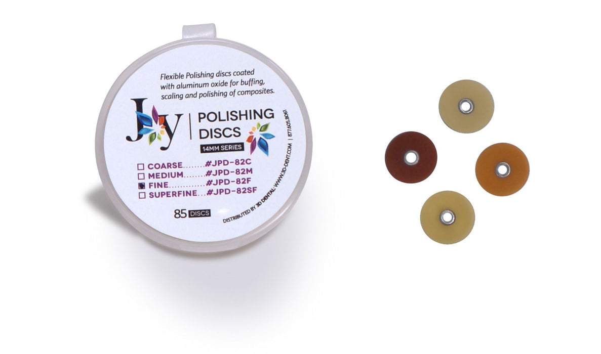 Joy Polishing Discs 10Mm Coarse Jar Of 85