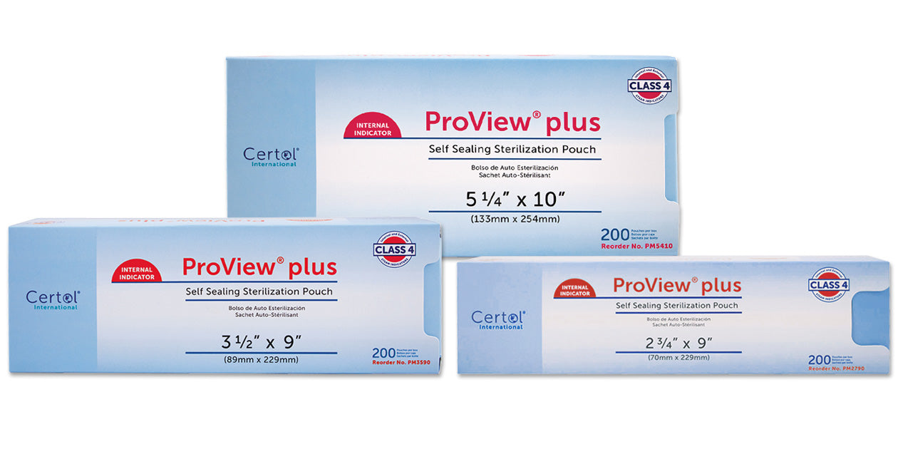 ProView plus Self Sealing Sterilization Pouch
