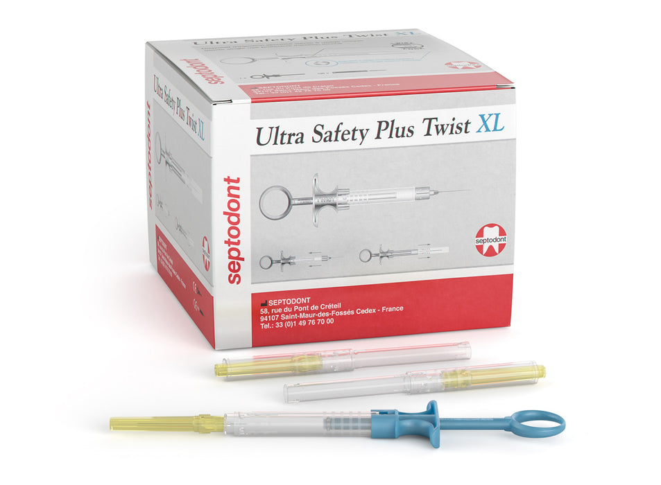 Ultra Safety Plus Twist XL Self Aspirating Syringe