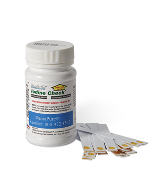 Crosstex Iodine Test Strips