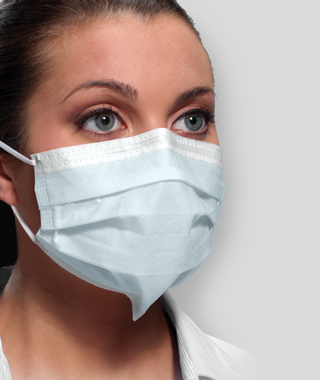 Crosstex Ultra™ Earloop Mask w/Secure Fit™ Mask Technology