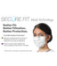 Crosstex Isofluid FogFree™ Earloop Mask w/Secure Fit™ Mask Technology