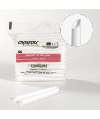 Crosstex HVE (High Volume Evacuator) Tips - Slotted Tip