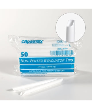 Crosstex HVE (High Volume Evacuator) Tips - Non-Vented Tip