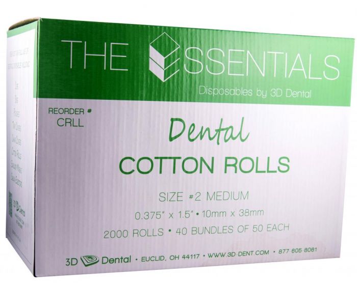 Essentials Cotton Rolls #2 2000/Bx